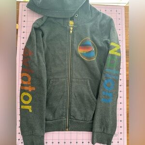 Aviator Nation Kids Aspen Hoodie Dark Grey Size 14